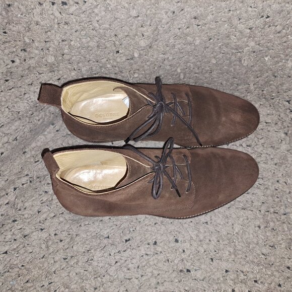 OCTOBRE ÉDITIONS-Brown Suede Chukka/Desert Boots-Size 43/9.5-Excellent - Picture 8 of 9
